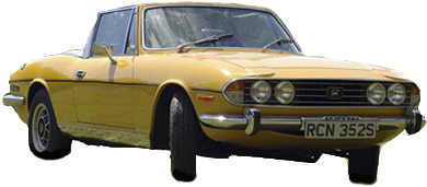 Classic Triumph Stag Reviews - Triumph Stag (520x246), Png Download