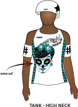 Quad City Misfits - Roller Derby (396x396), Png Download