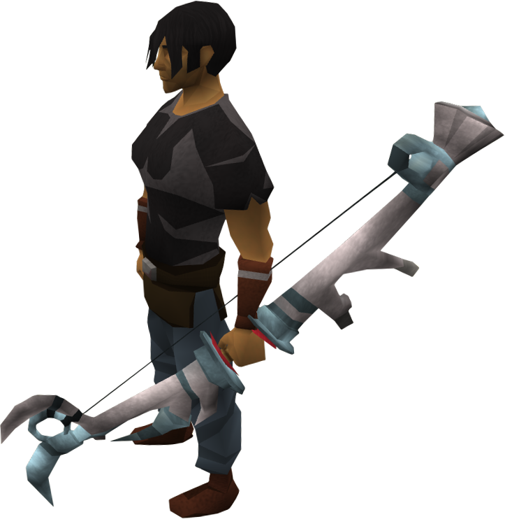 Runescape White Stag Bow (723x742), Png Download