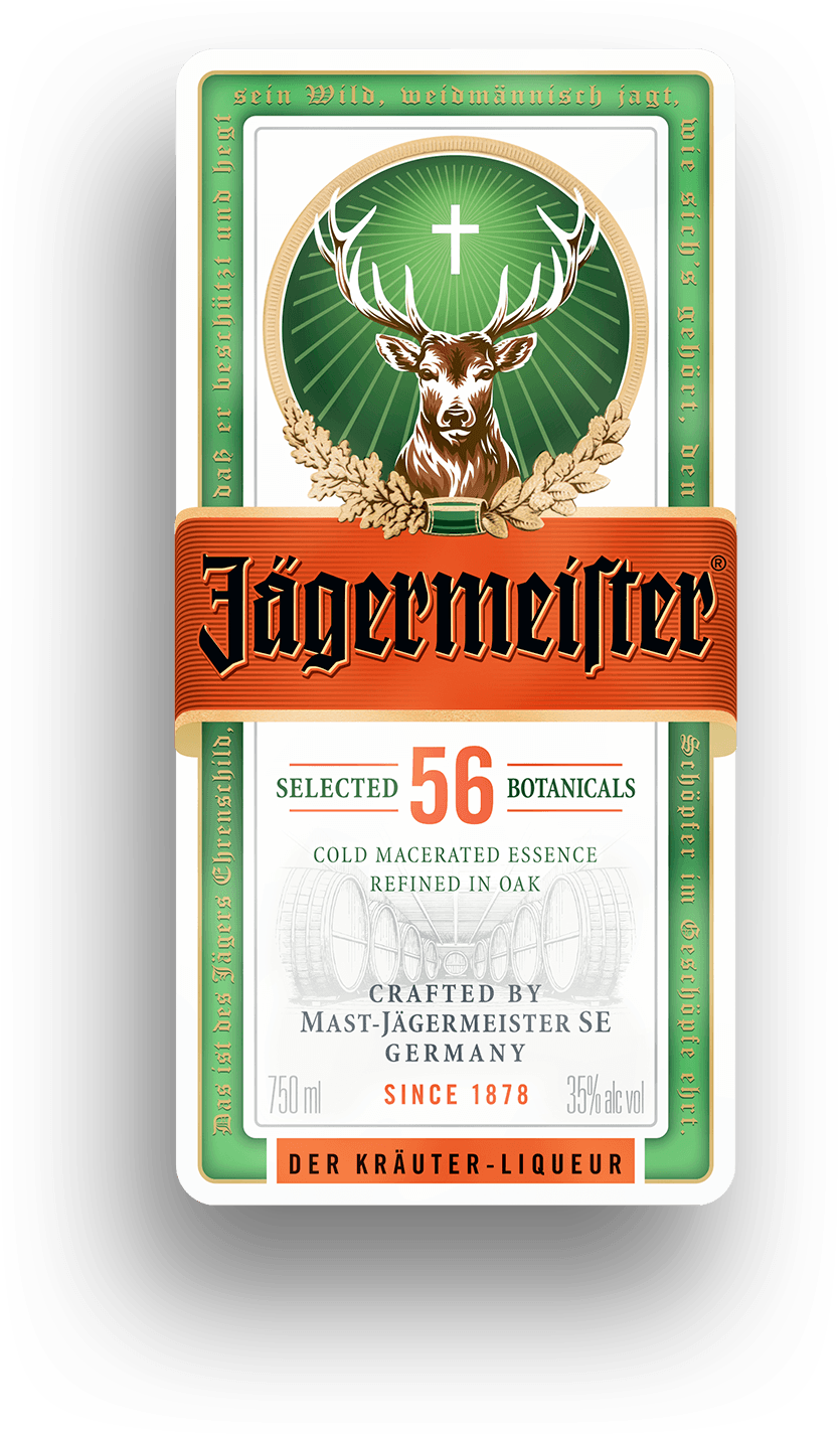 Jagermeister Herbal Liqueur 1l (835x1425), Png Download