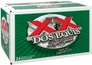 Dos Equis Xx Lager Esp 24 X 330 Ml - Equis Amber (320x400), Png Download