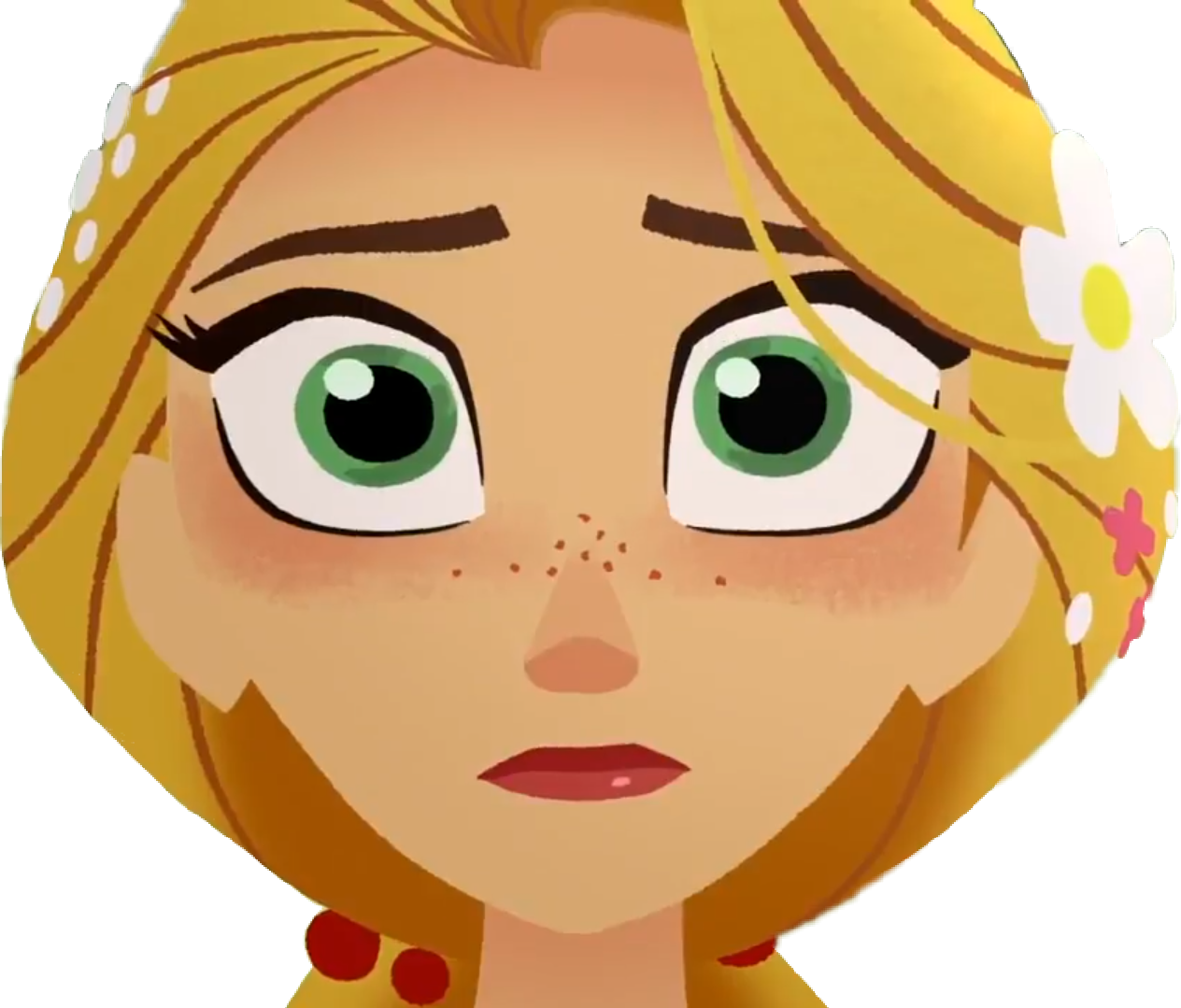 Raps Anxiety - Tangled The Series Painter's Block (1264x1079), Png Download