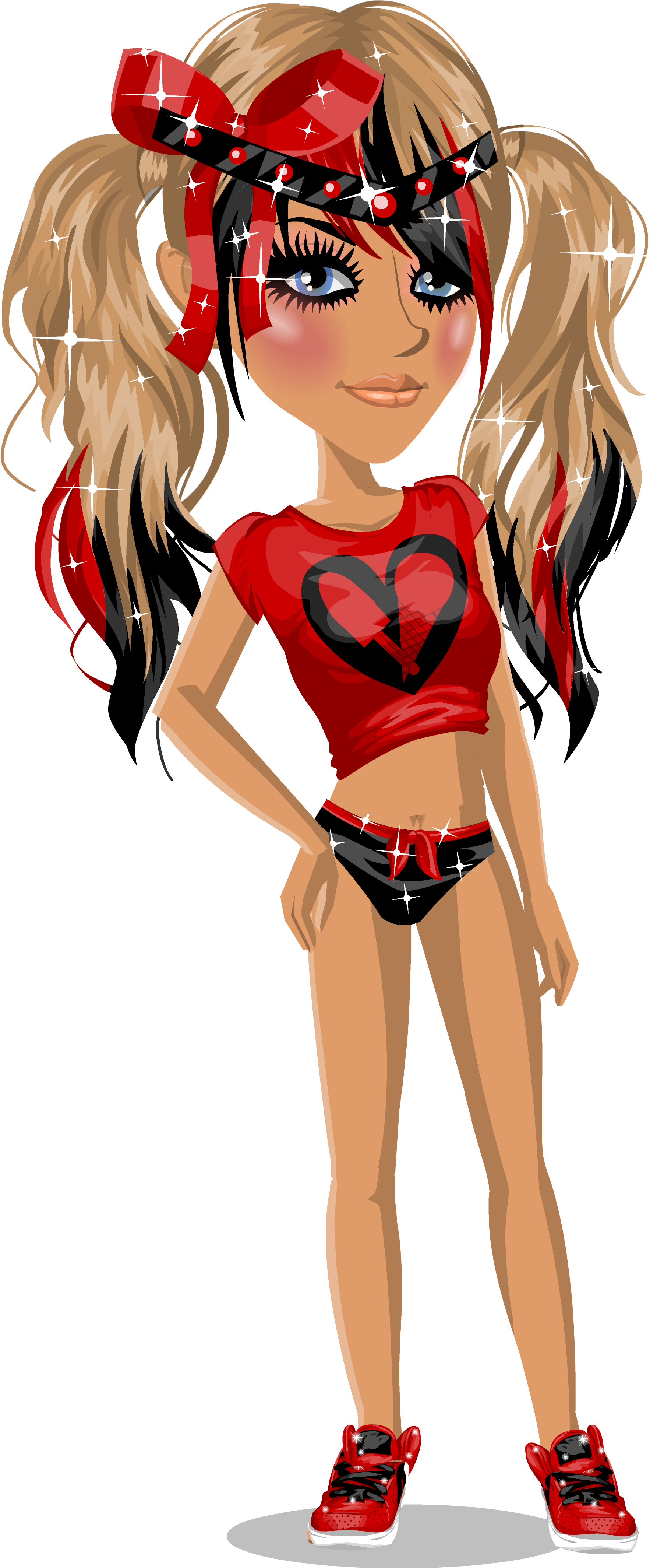 Msp ♥ Red Cuteness ♥ - Red Ramp Parking, Msp (1852x4284), Png Download