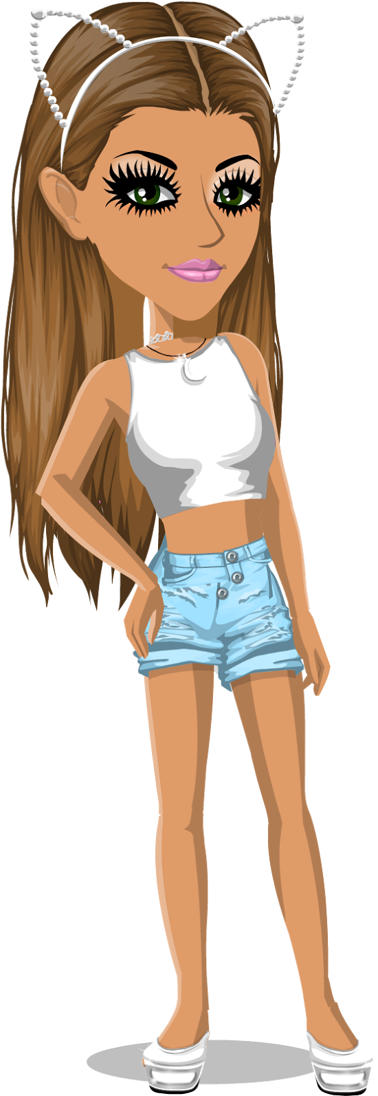 Msp Girl Png Ariana Grande (557x1600), Png Download