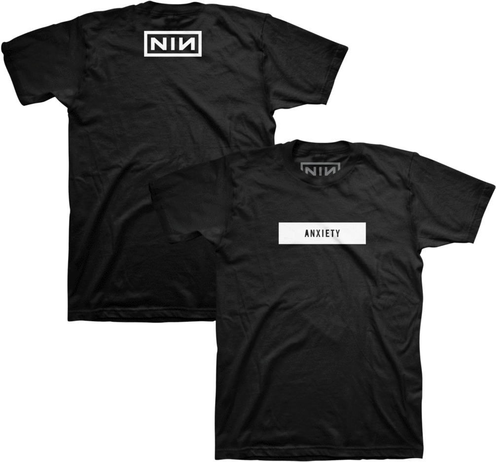 Anxiety Black Tee - Queens Of The Stone Age Villains T Shirt (1024x1024), Png Download