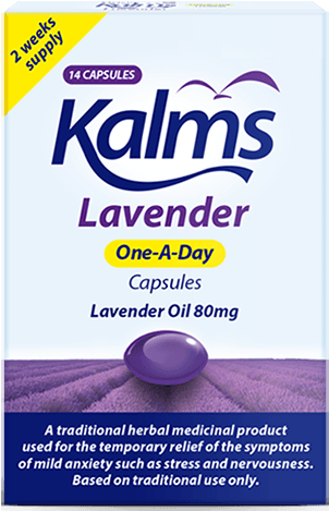 Some Signs Of Anxiety - Kalms Lavender (402x477), Png Download