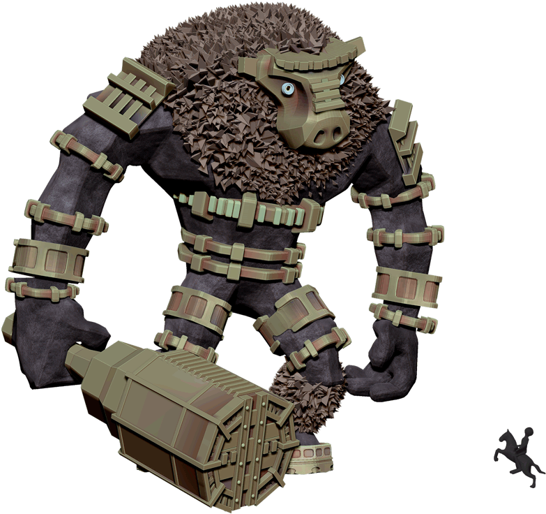 Game Shadow Of The Colossus, The Game Full Of Mountain - Shadow Of The Colossus Transparent (800x800), Png Download