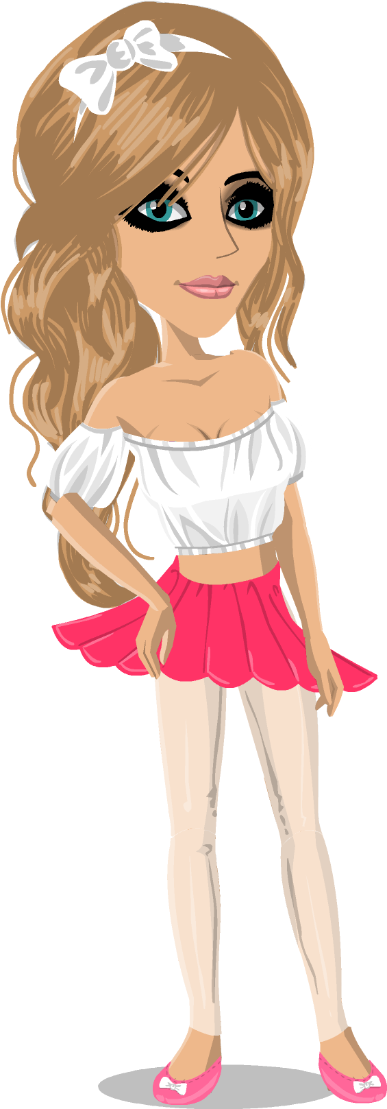 Image - Moviestarplanet Look Png (583x1621), Png Download