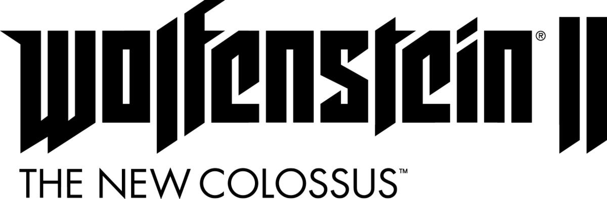 Wolfenstein Ii The New Colossus Logo (1200x394), Png Download