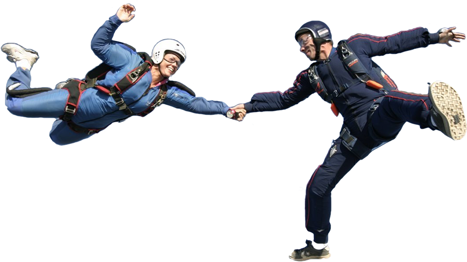 Let's Do It - Skydiving Png (931x726), Png Download