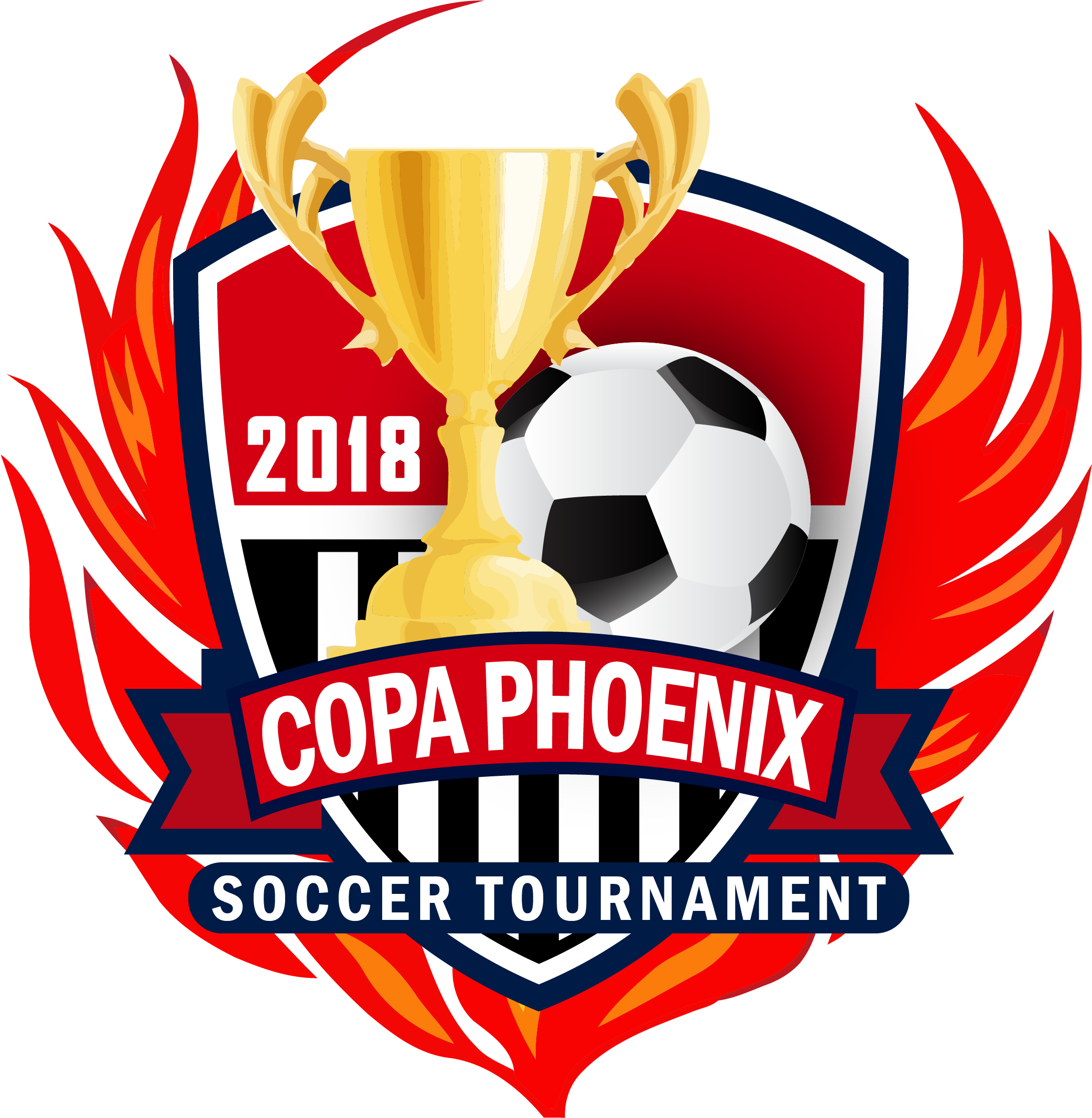 Copa Phoenix De Futbol - Phoenix (2381x2562), Png Download