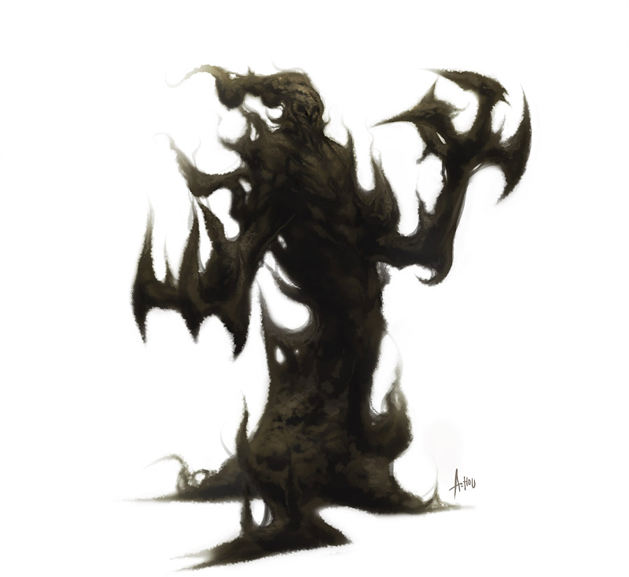 Nekrahtrox, Shadow Colossi - Smoke Creature Dnd (900x900), Png Download