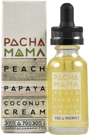 Peach Papaya Coconut Cream - Electronic Cigarette Aerosol And Liquid (480x480), Png Download