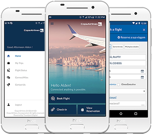 Simplifying The Mobile Travel Experience With Interactive - Copa Airline Mobile App (570x493), Png Download