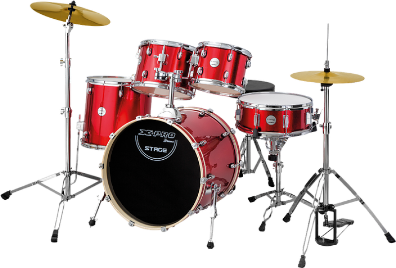 Bateria Xpro Ibanez C Banco E Pratos Vinho - Bat 120 (800x800), Png Download