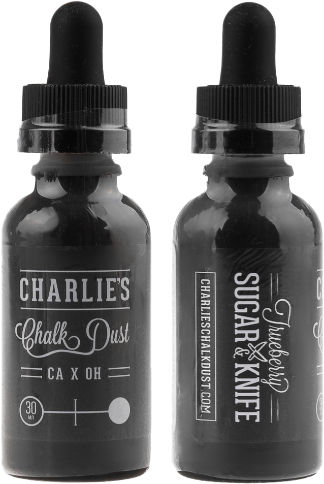 Жидкость Charlie's Chalk Dust Trueberry Sugar & Knife - Liquid (1024x1024), Png Download