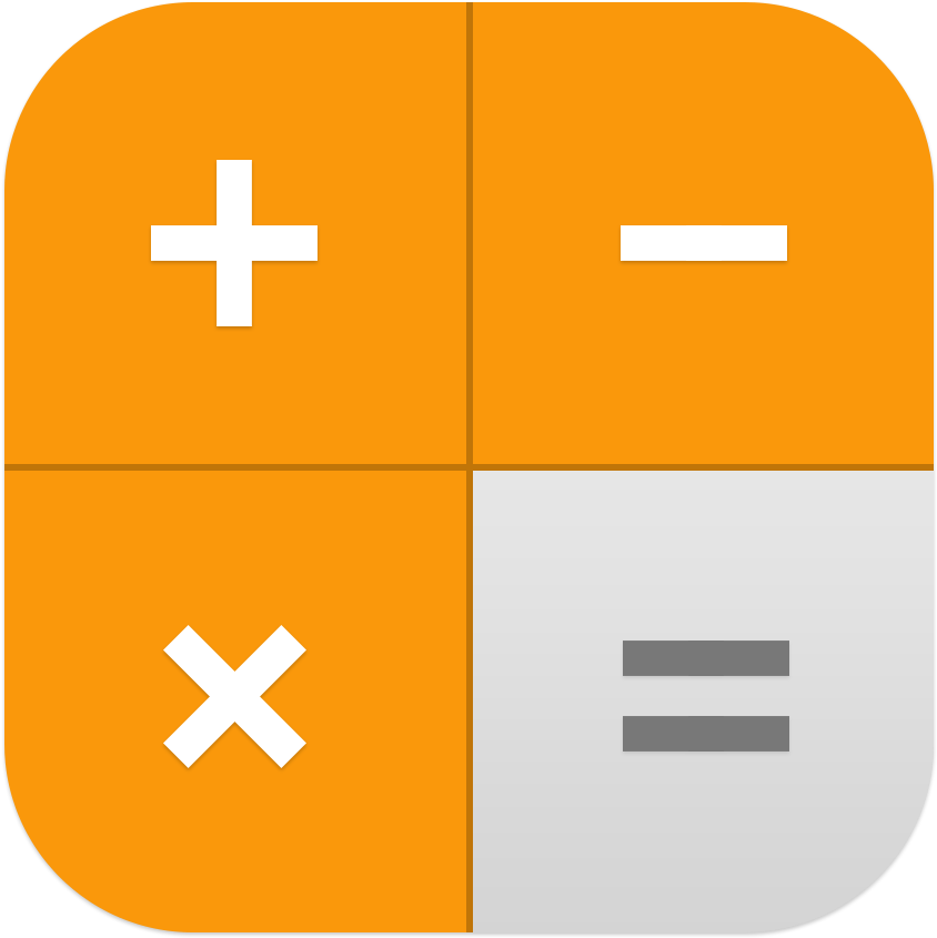 Calculator Simple Png - Calculator Icon Png (1024x1024), Png Download