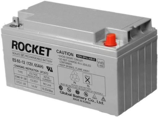 Rocket 12v 65ah Battery - Rocket Battery Esc 120 12 (550x400), Png Download