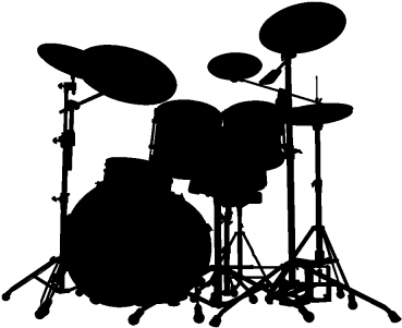 O Nome Já Diz - Bateria Instrumento Musical Desenho (400x400), Png Download