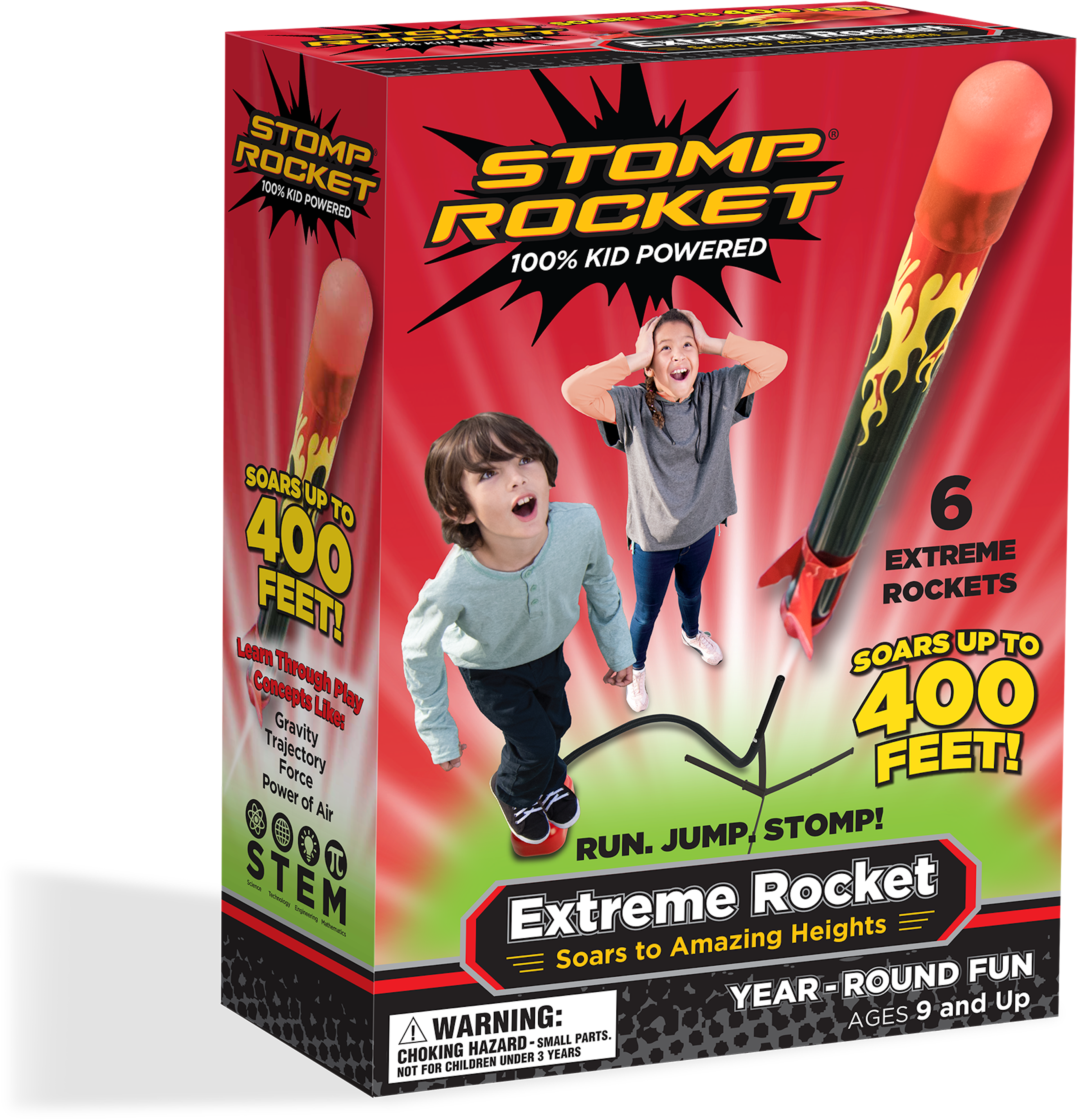 Stomp Rocket 400 Feet (3000x3428), Png Download