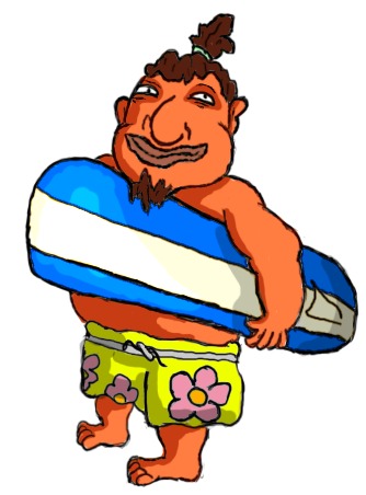 Rocket Power Meme Tito Makani Quotes - Surfing (334x452), Png Download
