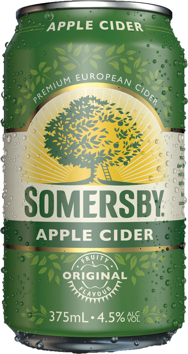 Somersby Apple Cider Cans 10 Pack 375ml 10 Pack - Somersby Cider Cloudy Apple (1600x2000), Png Download