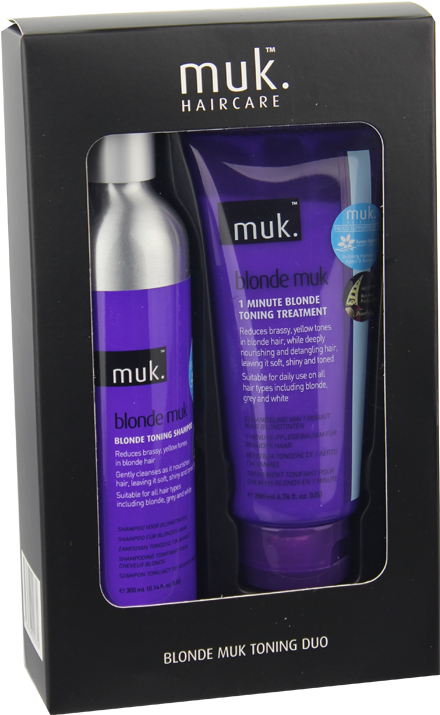 Blonde Muk Toning Duo - Muk Hair Rough Muk Natural Shine Forming Cream (ivory) (473x750), Png Download