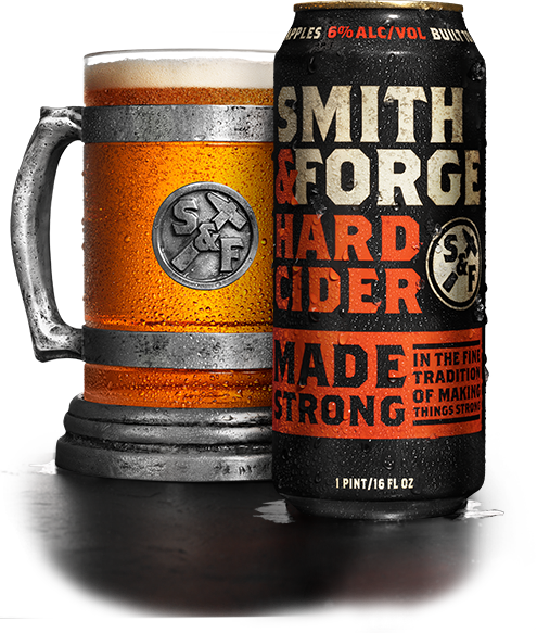 Smith & Forge Hard Cider - Smith And Forge Can (495x583), Png Download