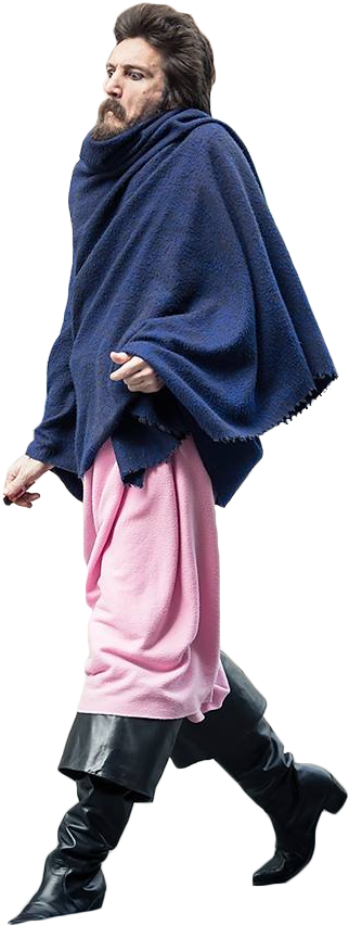 Creepy Guy In Boots - Cape (640x960), Png Download