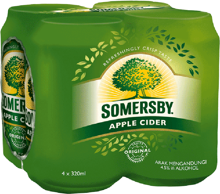 Somersby Apple Cider - Somersby Apple Cider Can 6's (750x750), Png Download