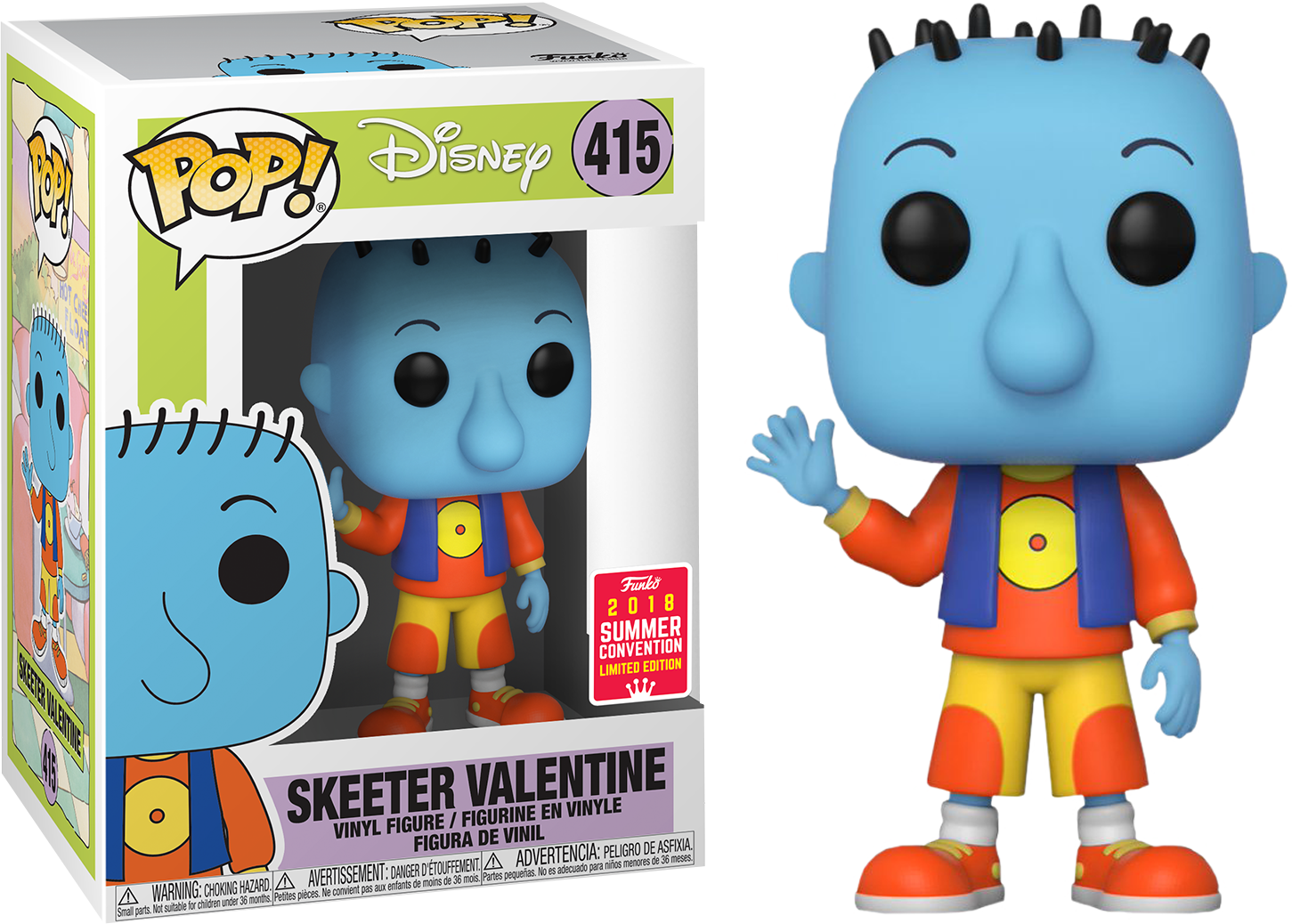 Doug - Skeeter Funko Pop (1451x1038), Png Download