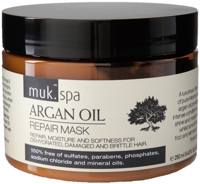 Muk™ Spa Argan Oil Repair Mask Is Rich In Essential - Muk Spa Argan Oil Repair Mask 250ml (498x747), Png Download