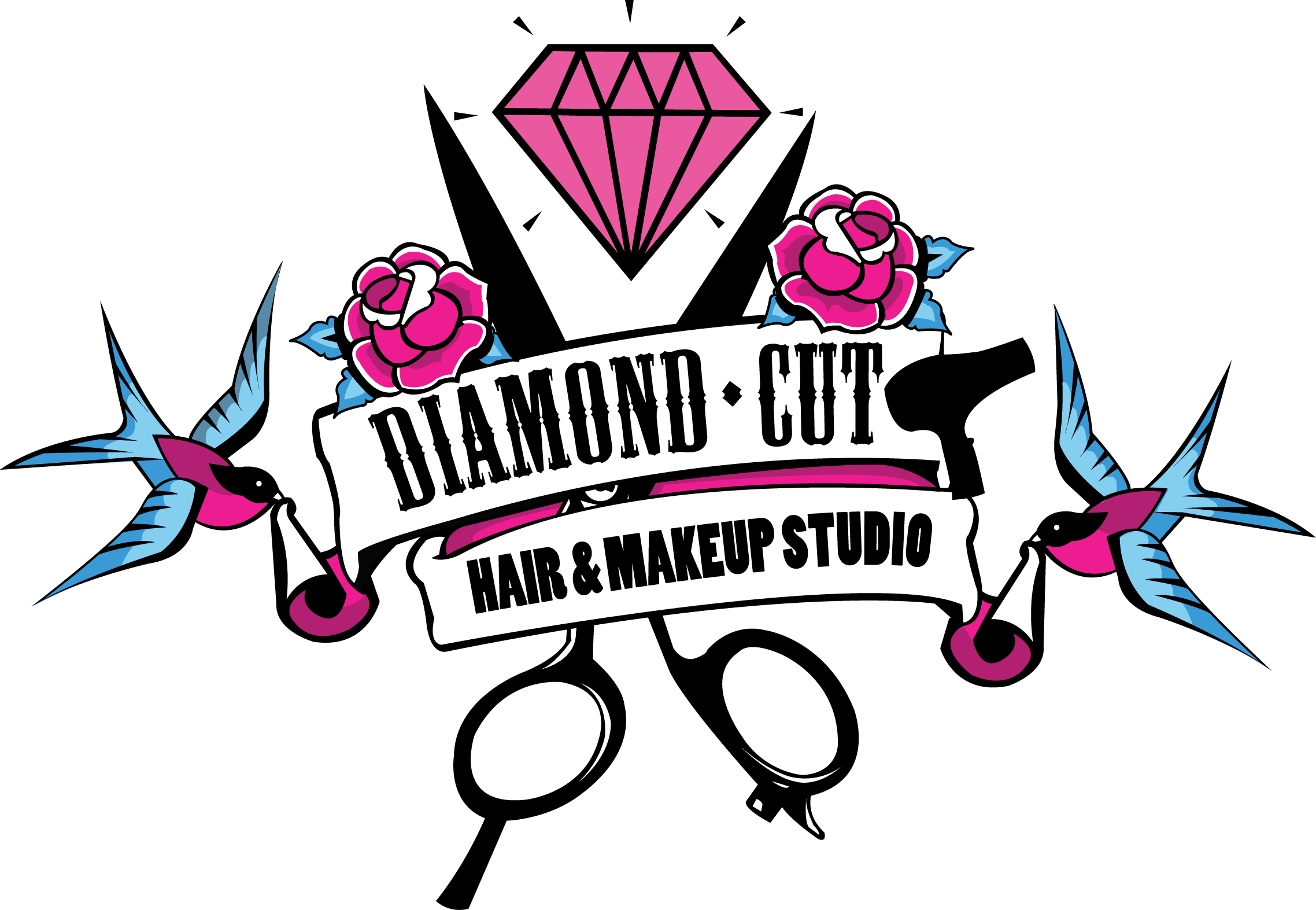 How To Create A Bun Using A Hair Donut - Hair Diamond Logo (2276x1573), Png Download