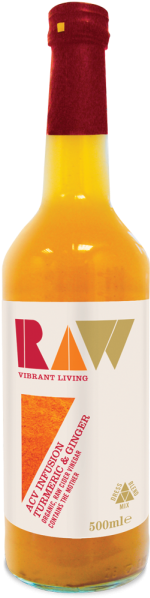 Raw Apple Cider Vinegar Infusion Tumeric And Ginger - Health (400x600), Png Download