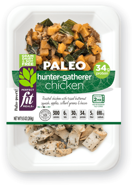 Perfect Fit Meals Chicken, Herb Crusted - 9.05 Oz (441x619), Png Download