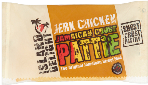 Jerk Chicken Short Crust Pattie - Island Delight Jerk Chicken Patty (500x500), Png Download