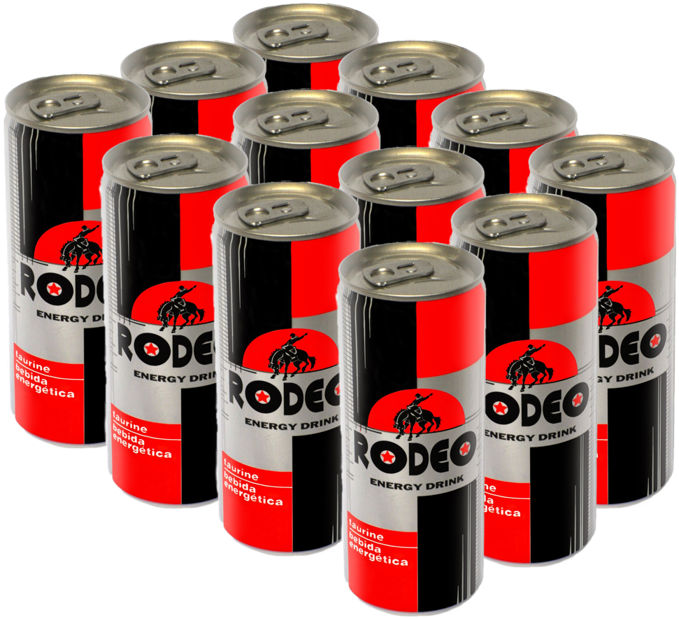 Rodeo Energy Drink (1076x980), Png Download