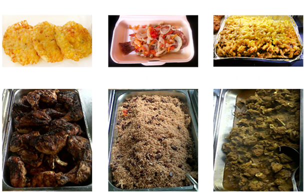 Jerk Chicken, Food Trays - Jerk (677x416), Png Download