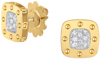 Roberto Coin Stud Earring With Diamonds - Women's Roberto Coin 'pois Moi' Diamond Stud Earrings (800x800), Png Download