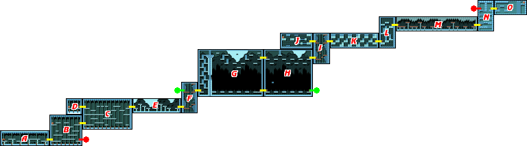 Blaster Master Map 6 Overview - Blaster Master Zero Map (768x214), Png Download