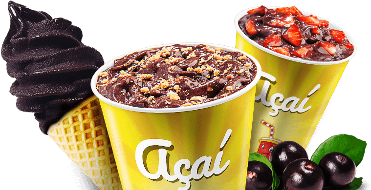 Acai - Açaí Na Tigela (800x400), Png Download