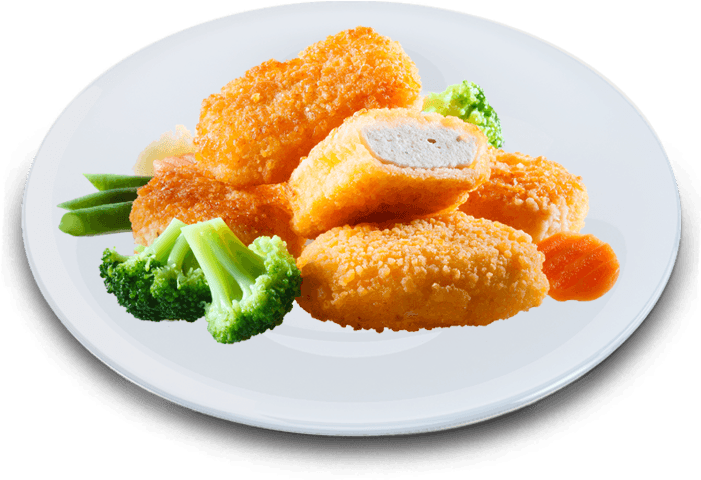 5 Nuggets - Nicoli Vitabella Impanatura Di Mais 375 G. (700x500), Png Download