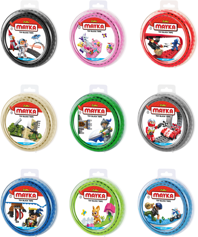Stud -  -  - Zuru Mayka Toy Block Tape - 2 Stud, 3.2 Feet (1024x1024), Png Download