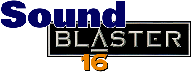 Sound Blaster 16 Logo (616x230), Png Download