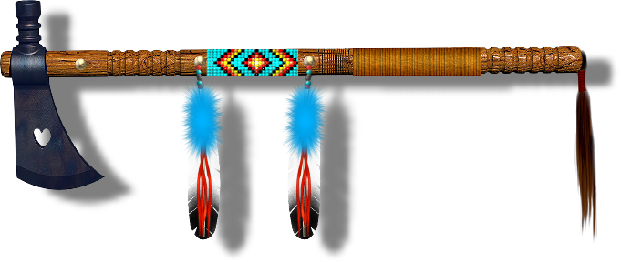 According To Tradition, The Lenape Word "tomahawk" - Shoshone Indians Weapons And Tools (681x288), Png Download