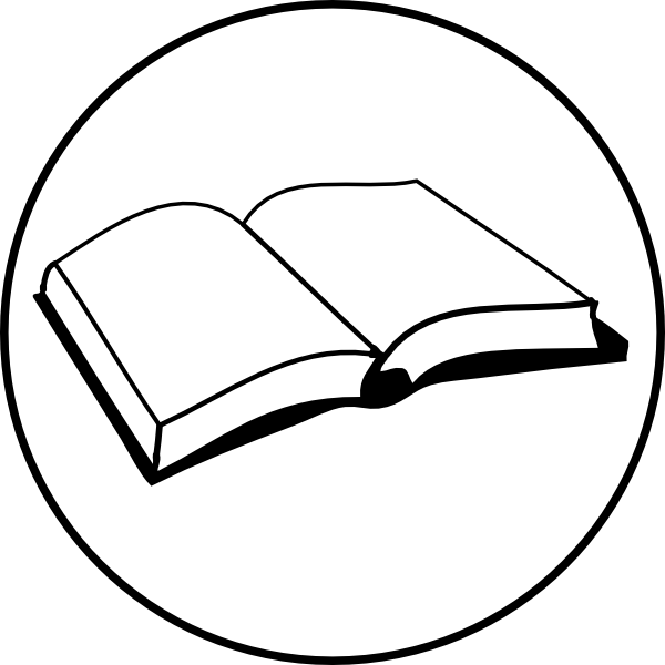 Blank Badge Cliparts - Story Book Clip Art (600x600), Png Download