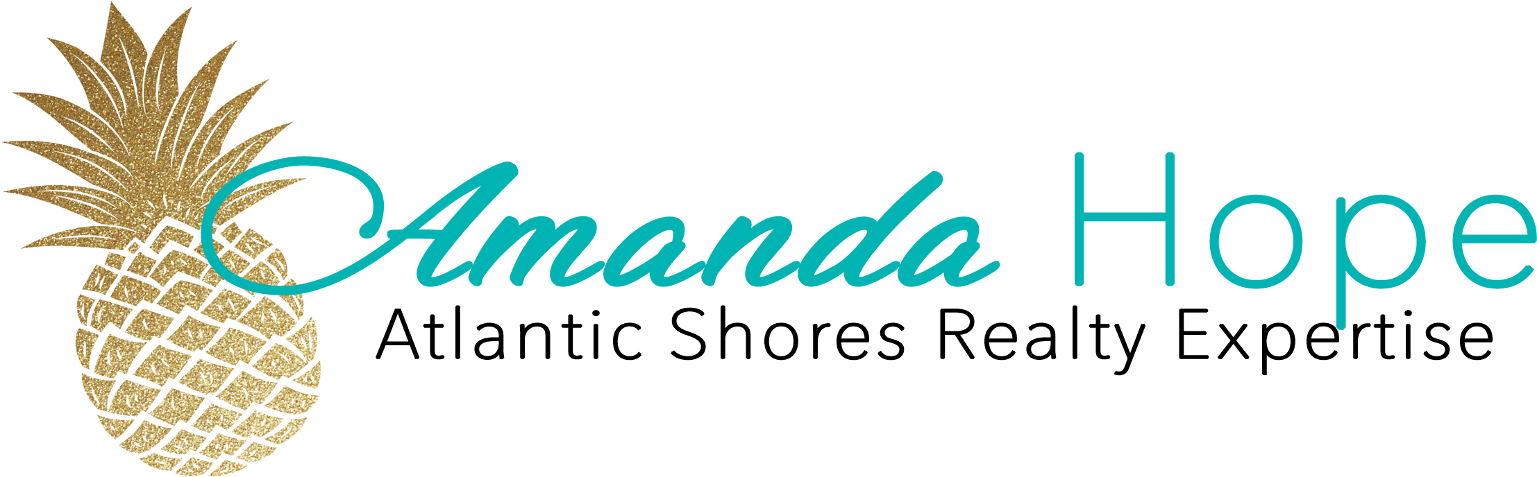 Vero Beach Real Estate - Lunch Napkins Golden Pineapple (2250x750), Png Download