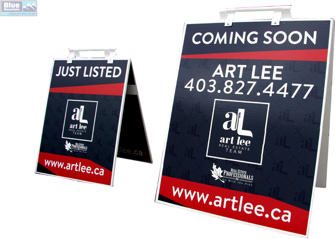 Coming Soon And Just Listed Sandwich Boards - Sandwich Board (800x533), Png Download