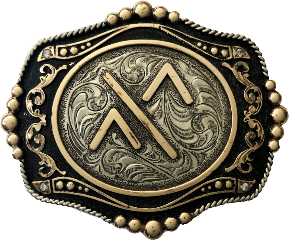 Usher Brand Peewee Buckle Ubpwb-006 - Carving (1280x960), Png Download