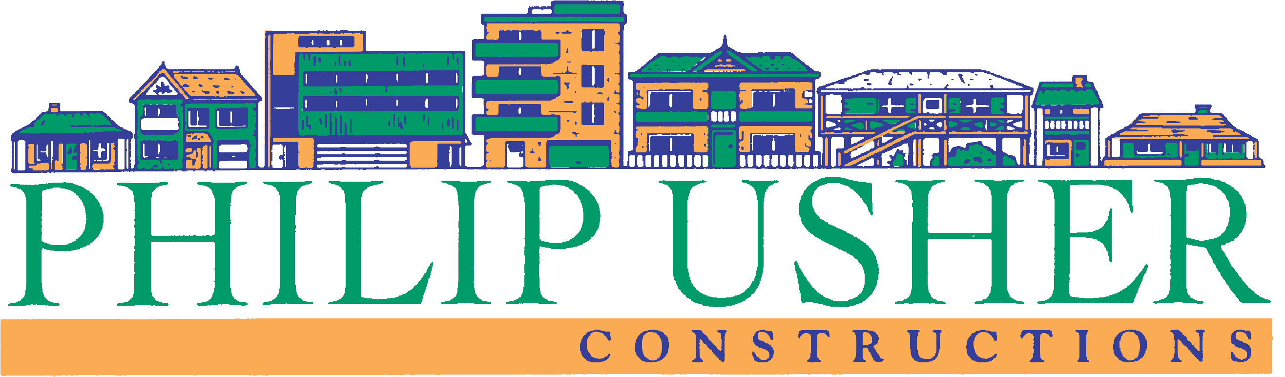 Philip Usher Constructions (2638x771), Png Download